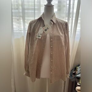 Uniqlo C Clare Waight Keller Checked Blouse